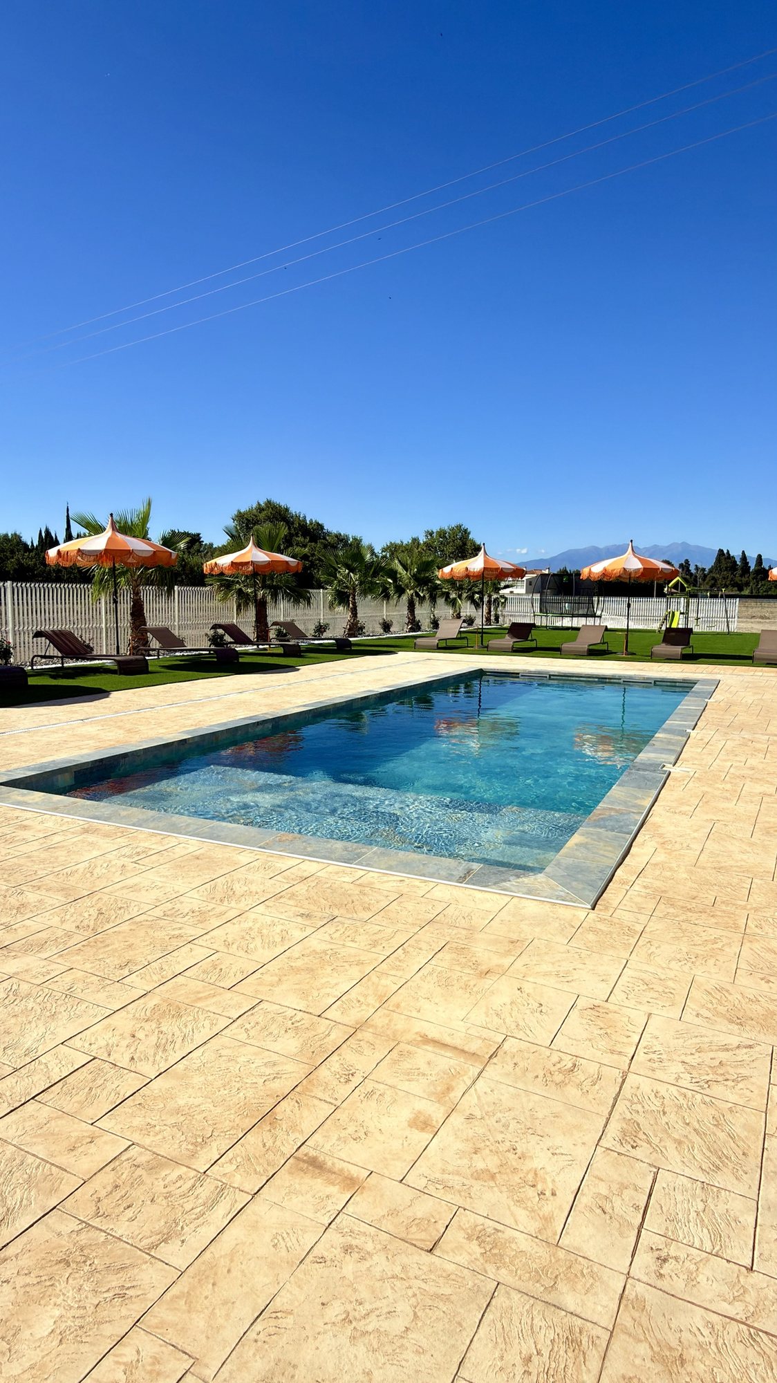 La piscine de la Maison Maën